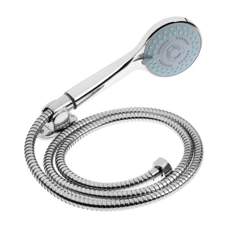Bath mixer Zein Z3845, single -leaf, spill 30 cm, shower set, watering can 5 dir, chrome-9