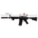 M4 assault rifle shoots gel bullets, works from the battery