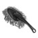 Dust removal brush, car, 30 cm, gray