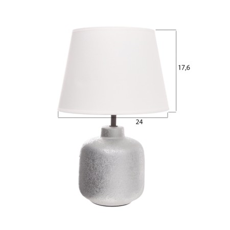 Table lamp "Coca" 1x40W E27 silver 25x25x38, 5cm-5