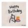 Single -layer paper napkins "Happy Birthday" dude with a cake 24x24 cm, set of 20 pcs.