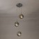 Suspended lamp Citilux "Tommy" CL102030, 33x33x35 cm, 3x40W, E14, gray color