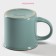 Ceramic share mug "Cactus", 180 ml, blue color