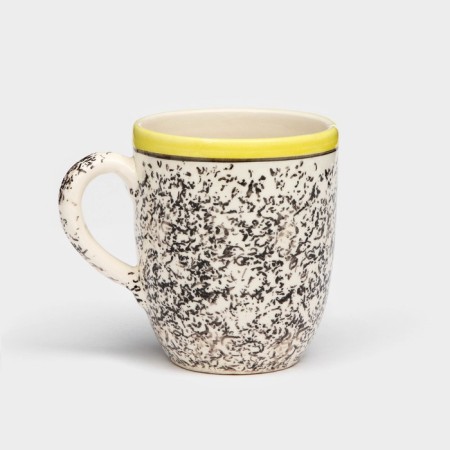 Ceramic Persia mug, 350 ml, yellow, 1 variety, Iran