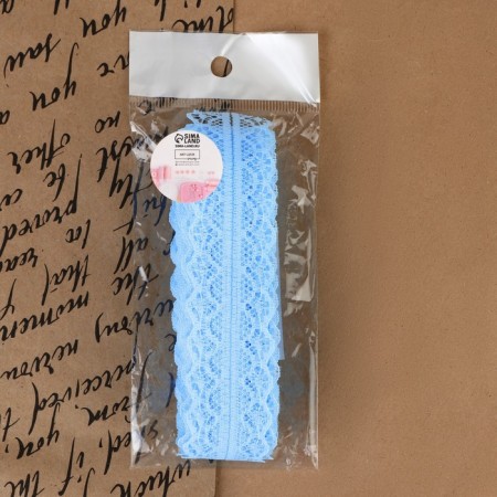 Capricon lace, 30 mm × 10 ± 1 m, blue color-3
