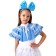 Carnival set "Doll", plush cape, rim, height 98-128 cm, blue