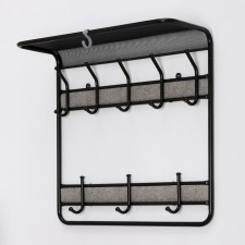 Ban with the Granada 22 shelf, 60 × 22 × 58 cm, black color