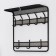 Ban with the Granada 22 shelf, 60 × 22 × 58 cm, black color