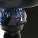 Hookah 47 cm, 1 pipe, 10 x 43 cm, black