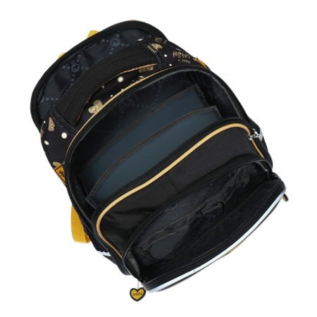 School backpack 37 x 28 x 13cm, ergonomic back, Across 557, gray-7