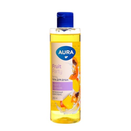 Aura Gift set "Mango and Papaya": shower gel, 250 ml + hand cream, 75 ml-1