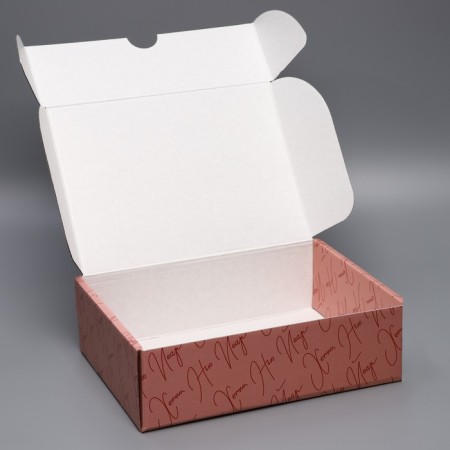 Folding box "Happy New Year", 30.7 x 22 x 9.5 cm, embossing, New Year-3