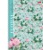 A4 notebook, 80 sheets in a cage on the crest of Floral Collection, covered Cardboard, matte lamination, block 65 g/m2, 4v mix