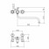 Fashun A2209 bath mixer, two -wound, pour 330 mm, with a shower set, chrome