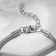 Bracelet Children's "chosen" heart, suspension mix, colored in silver