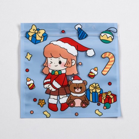 Gift package, with zip-lock fastener 13.5 x 13.5 cm-2
