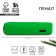Artificial leather pencil case Artfox Study, 21*4*4 cm, green