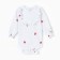 Body baby with minku ruffles, milk color, height 80-86 cm