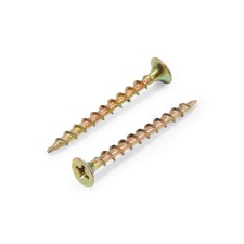 Wood self -tapping screw, 3.5x41 mm, large step, yellow zinc, 500 pcs