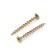 Wood self -tapping screw, 3.5x41 mm, large step, yellow zinc, 500 pcs