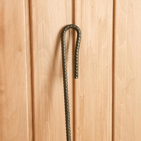 Metal golden poker, length 66 cm-1