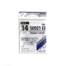 Крючок OWNER Penny Hook BC №14, 11 шт.