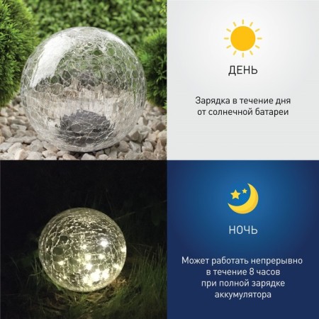 Lamp Garden Era on the Sun Battery "Shar" LED, IP54-10