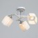 Iris chandelier 3he27 40W Belo-chromium 50x50x27 cm Bayerlux
