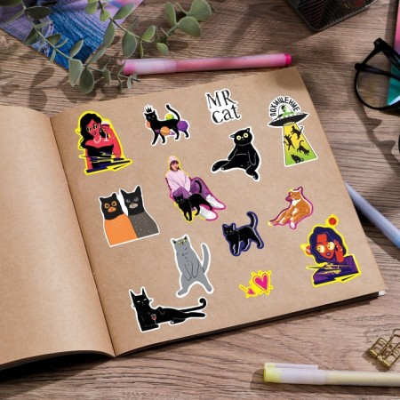 The Best Girl stickerbook, 8 sheets, 12 x 18 cm-4