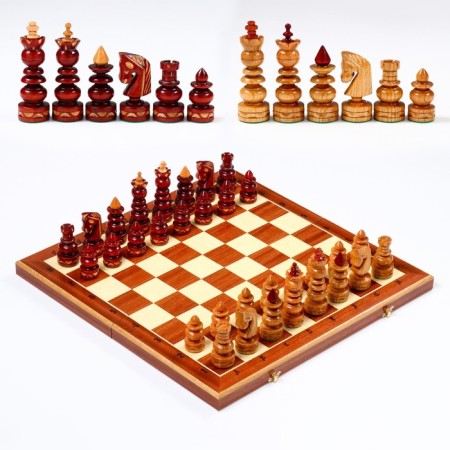 Chess Polish wooden large Madon "Byzantine", 58.5 x 58.5 cm, King H-14 cm-1