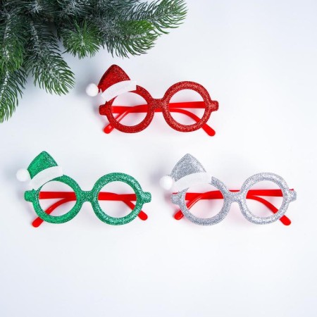Carnival glasses "cap", colors mix-1