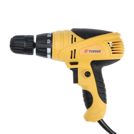 The screwdriver of the network tundra, BZ cartridge, rubberized handle, 400 watts, 800 rpm-1