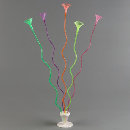 Set "wave", wand+holder+stand, set of 5 pcs., Mix
