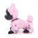 Robot Dog "Pappy", with programming, on the control panel, interactive: sound, light, on the battery, pink