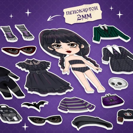 Magnetic game "Little villain", in the box-4