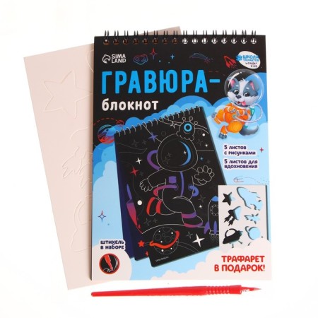 Notebook Gravior "Amazing Cosmos", 10 sheets, Stiekhel-1