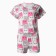 Female homemade set (T -shirt/shorts), pink color, size 46 (m)