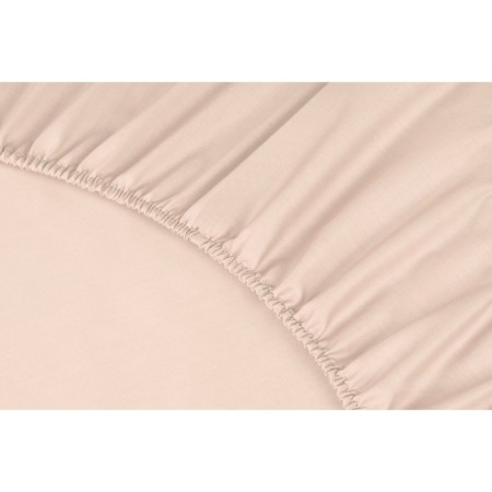 Ecoteus elastic band “Monospace”, satin, size 160x200x23 cm, powder color-1