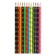 Pencils 12 colors are plastic, Devente Avocado, three -sided, 2m, 3 mm, tinted in black