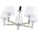 Suspended lamp 6x60W E27, size 76x76x84.5 cm