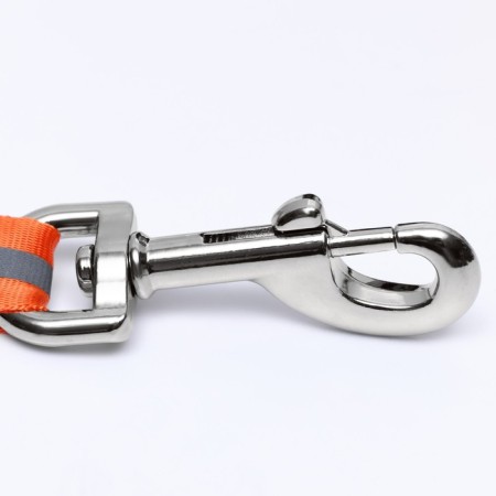 Roulette "Piggon" with a rubberized handle, 8 m, up to 50 kg, cable, black-orange-3