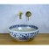 Shell Melody 2241, d = 400 mm, without overflow, without opening for the mixer, blue