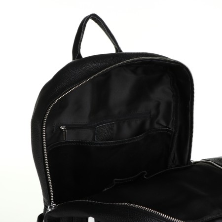 City backpack on lightning, Fidelio Largo, black color-3