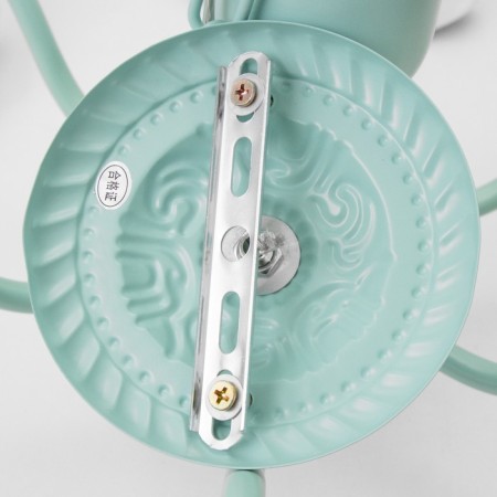 Luracia chandelier 6he27 40W green-white 77x77x37-72 cm Bayerlux-7