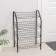 Shoe shelf collapsible, 4 tiers, 46 × 28 × 70 cm, black color