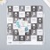 Scrapbooking paper "Charisma and style" density 180 g 15.5x17 cm