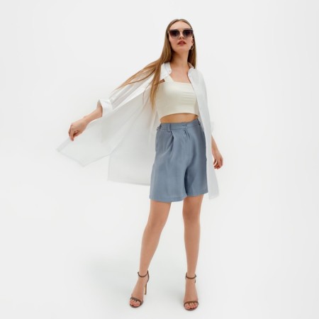 Women's shirt minku: Casual Collection Milk color, river 44-6