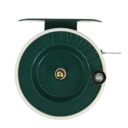 Inertial coil, metal plastic, diameter 6.5 cm, dark green/white color, 801-3