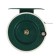 Inertial coil, metal plastic, diameter 6.5 cm, dark green/white color, 801