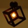 Ceiling chandelier "Cube" Black 1x40W E27 16x16x19 cm Bayerlux